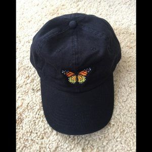 Brandy Melville Katherine butterfly hat - black